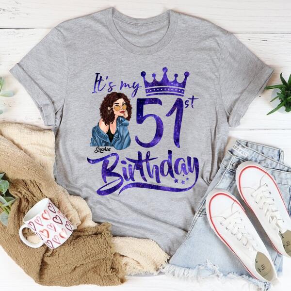 Chapter 51, Fabulous Since 1971 51th Birthday Unique T Shirt For Woman, Custom Birthday Shirt, Her Gifts For 51 Years Old , Turning 51 Birthday Cotton Shirt-HCT