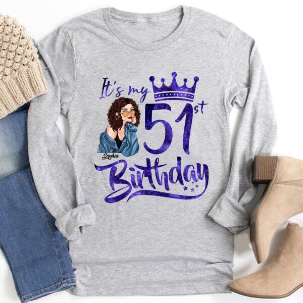 Chapter 51, Fabulous Since 1971 51th Birthday Unique T Shirt For Woman, Custom Birthday Shirt, Her Gifts For 51 Years Old , Turning 51 Birthday Cotton Shirt-HCT