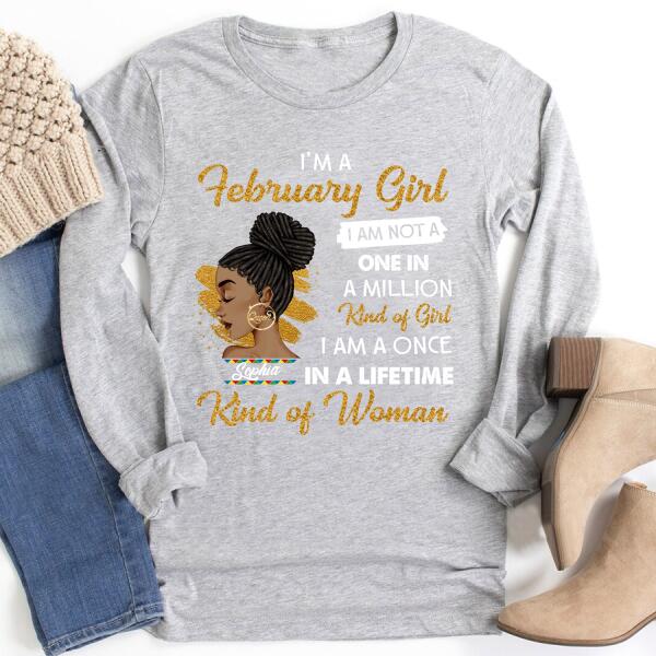 February Birthday Shirt, Custom Birthday Shirt, Queens Born In February, February Birthday Gifts, February shirts for Woman
