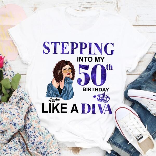50th Birthday Shirts, Custom Birthday Shirts, Turning 50 Shirt, Gifts For Women Turning 50, 50th Birthday Shirts For Her - HCT