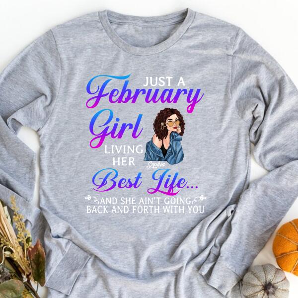 Custom February Birthday Shirt For Woman, Queens Are Born In February Gifts, Melanin Afro Woman Shirt, Black Girl Tee, Afro Queen Gift
