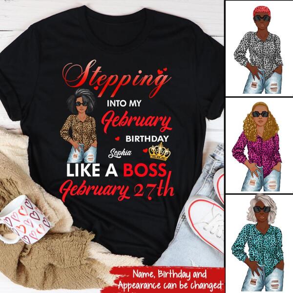 February Birthday Shirt, Custom Birthday Shirt, Queens Born In February, February Birthday Gifts, February shirts for Woman