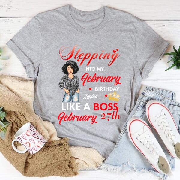 February Birthday Shirt, Custom Birthday Shirt, Queens Born In February, February Birthday Gifts, February shirts for Woman