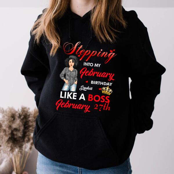 February Birthday Shirt, Custom Birthday Shirt, Queens Born In February, February Birthday Gifts, February shirts for Woman