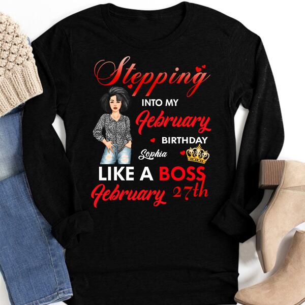 February Birthday Shirt, Custom Birthday Shirt, Queens Born In February, February Birthday Gifts, February shirts for Woman
