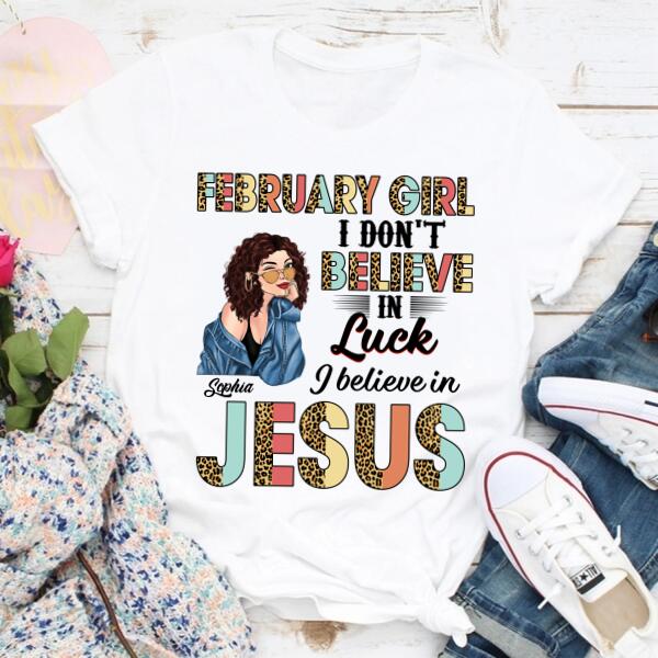 Custom February Birthday Shirt For Woman, Queens Are Born In February Gifts, Melanin Afro Woman Shirt, Black Girl Tee, Afro Queen Gift