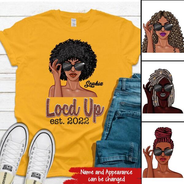 Loc‘d and DOPE for Black Woman with established date. Black Girl magic, black Queen, Locd