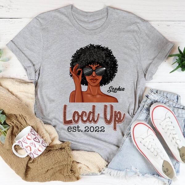 Loc‘d and DOPE for Black Woman with established date. Black Girl magic, black Queen, Locd