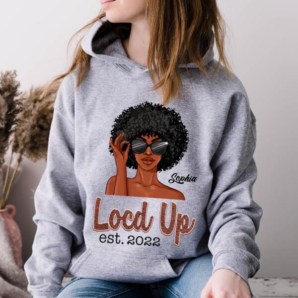 Loc‘d and DOPE for Black Woman with established date. Black Girl magic, black Queen, Locd