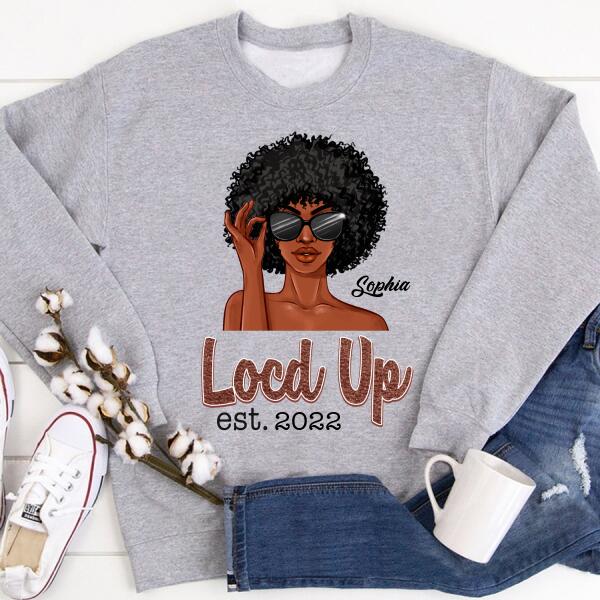 Loc‘d and DOPE for Black Woman with established date. Black Girl magic, black Queen, Locd