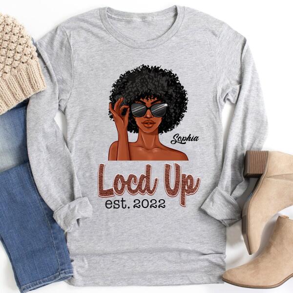 Loc‘d and DOPE for Black Woman with established date. Black Girl magic, black Queen, Locd