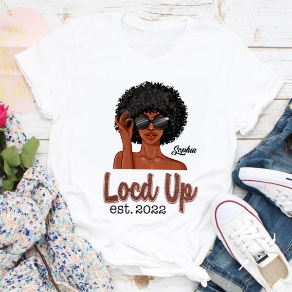 Loc‘d and DOPE for Black Woman with established date. Black Girl magic, black Queen, Locd