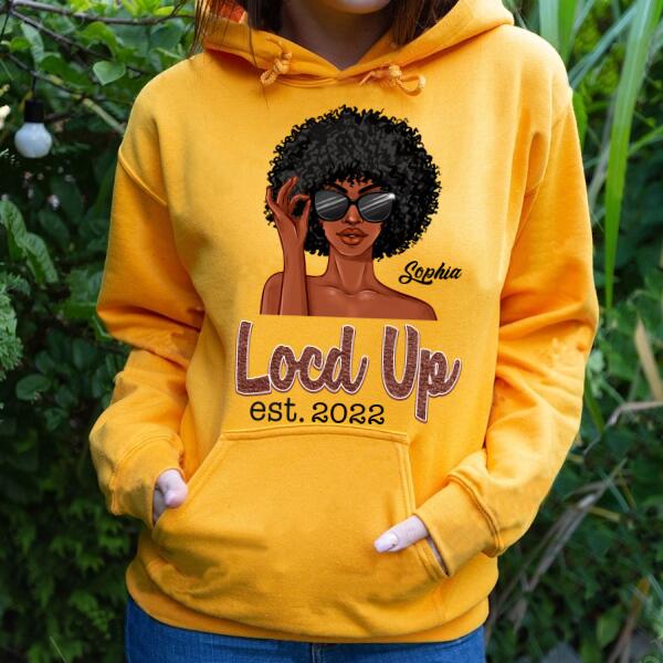 Loc‘d and DOPE for Black Woman with established date. Black Girl magic, black Queen, Locd