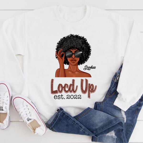 Loc‘d and DOPE for Black Woman with established date. Black Girl magic, black Queen, Locd