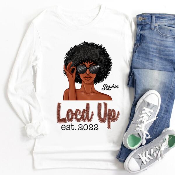 Loc‘d and DOPE for Black Woman with established date. Black Girl magic, black Queen, Locd