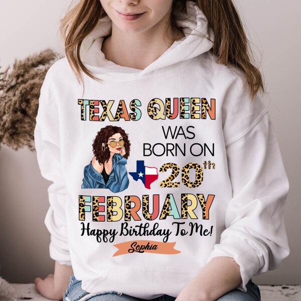 February Birthday Shirt, Custom Birthday Shirt, Queens Born In February, February Birthday Gifts, February shirts for Woman
