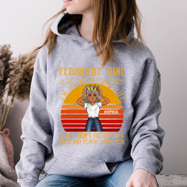 February Birthday Shirt, Custom Birthday Shirt, Queens Born In February, February Birthday Gifts, February shirts for Woman