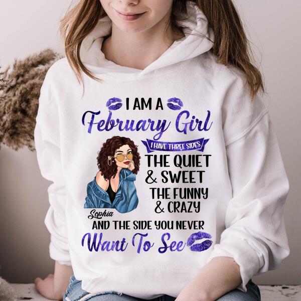 Custom February Birthday Shirt For Woman, Queens Are Born In February Gifts, Melanin Afro Woman Shirt, Black Girl Tee, Afro Queen Gift