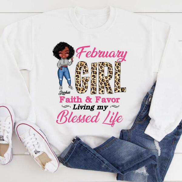 February Birthday Shirt, Custom Birthday Shirt, Queens Born In February, February Birthday Gifts, February shirts for Woman