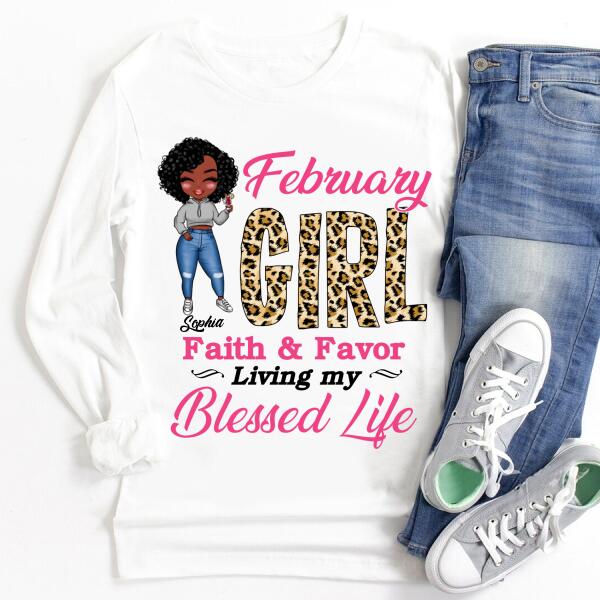 February Birthday Shirt, Custom Birthday Shirt, Queens Born In February, February Birthday Gifts, February shirts for Woman