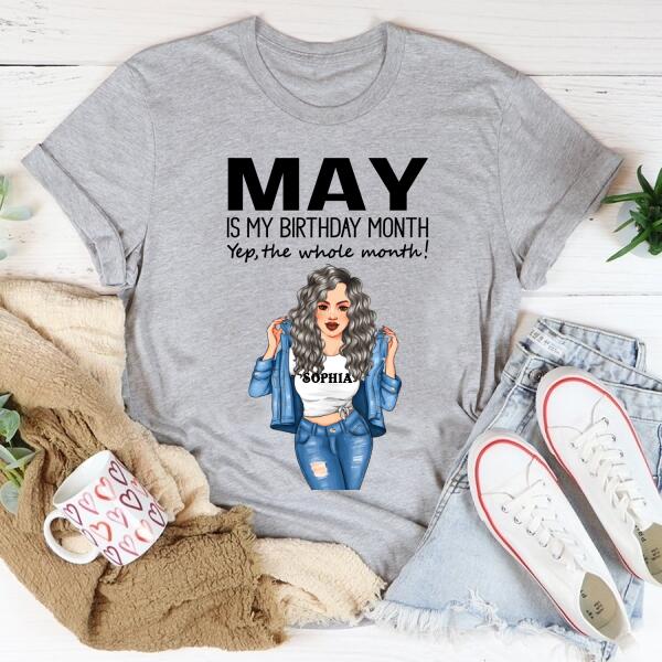 May Birthday Shirt, Custom Birthday Shirt, Queens Born In  May, May Birthday Gifts,  May Birthday Gifts