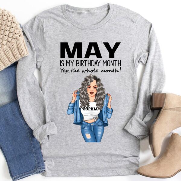 May Birthday Shirt, Custom Birthday Shirt, Queens Born In  May, May Birthday Gifts,  May Birthday Gifts