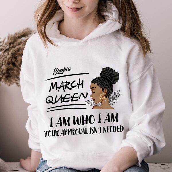 March Birthday Shirt, Custom Birthday Shirt, Queens Born In March, March Birthday Gifts, March shirts for Woman
