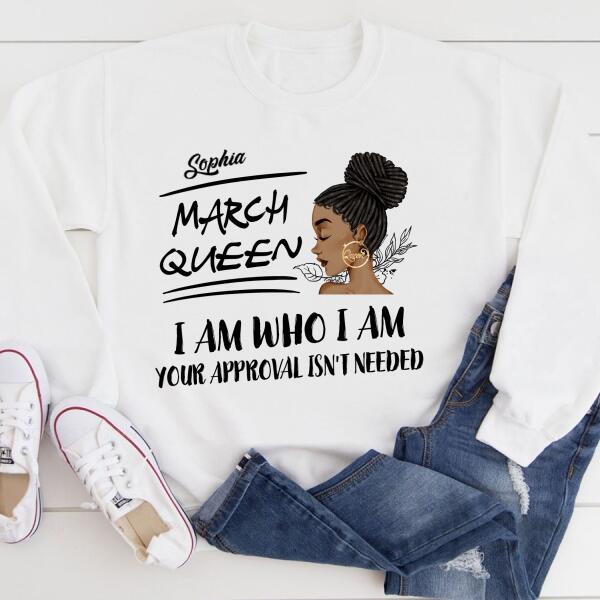 March Birthday Shirt, Custom Birthday Shirt, Queens Born In March, March Birthday Gifts, March shirts for Woman