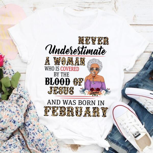 February Birthday Shirt, Custom Birthday Shirt, Queens Born In February, February Birthday Gifts, February shirts for Woman