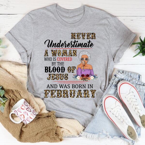 February Birthday Shirt, Custom Birthday Shirt, Queens Born In February, February Birthday Gifts, February shirts for Woman