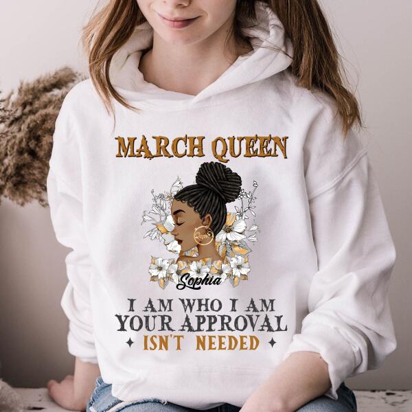 March Birthday Shirt, Custom Birthday Shirt, Queens Born In March, March Birthday Gifts, March shirts for Woman
