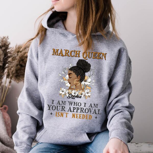 March Birthday Shirt, Custom Birthday Shirt, Queens Born In March, March Birthday Gifts, March shirts for Woman