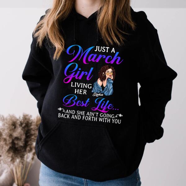 March Birthday Shirt, Custom Birthday Shirt, Queens Born In March, March Birthday Gifts, March shirts for Woman