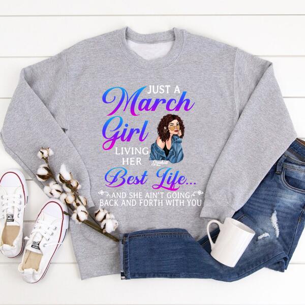 March Birthday Shirt, Custom Birthday Shirt, Queens Born In March, March Birthday Gifts, March shirts for Woman