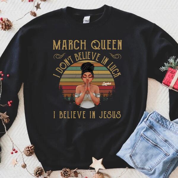 March Birthday Shirt, Custom Birthday Shirt, Queens Born In March, March Birthday Gifts, March shirts for Woman