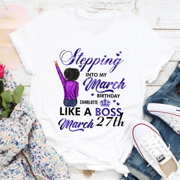 March Birthday Shirt, Custom Birthday Shirt, Queens Born In March, March Birthday Gifts, March shirts for Woman