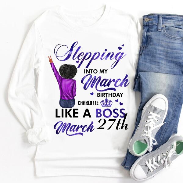 March Birthday Shirt, Custom Birthday Shirt, Queens Born In March, March Birthday Gifts, March shirts for Woman