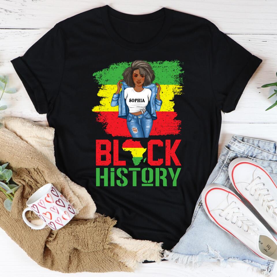 I Am Black History - Black History Month &amp; Pride Gift T-Shirt