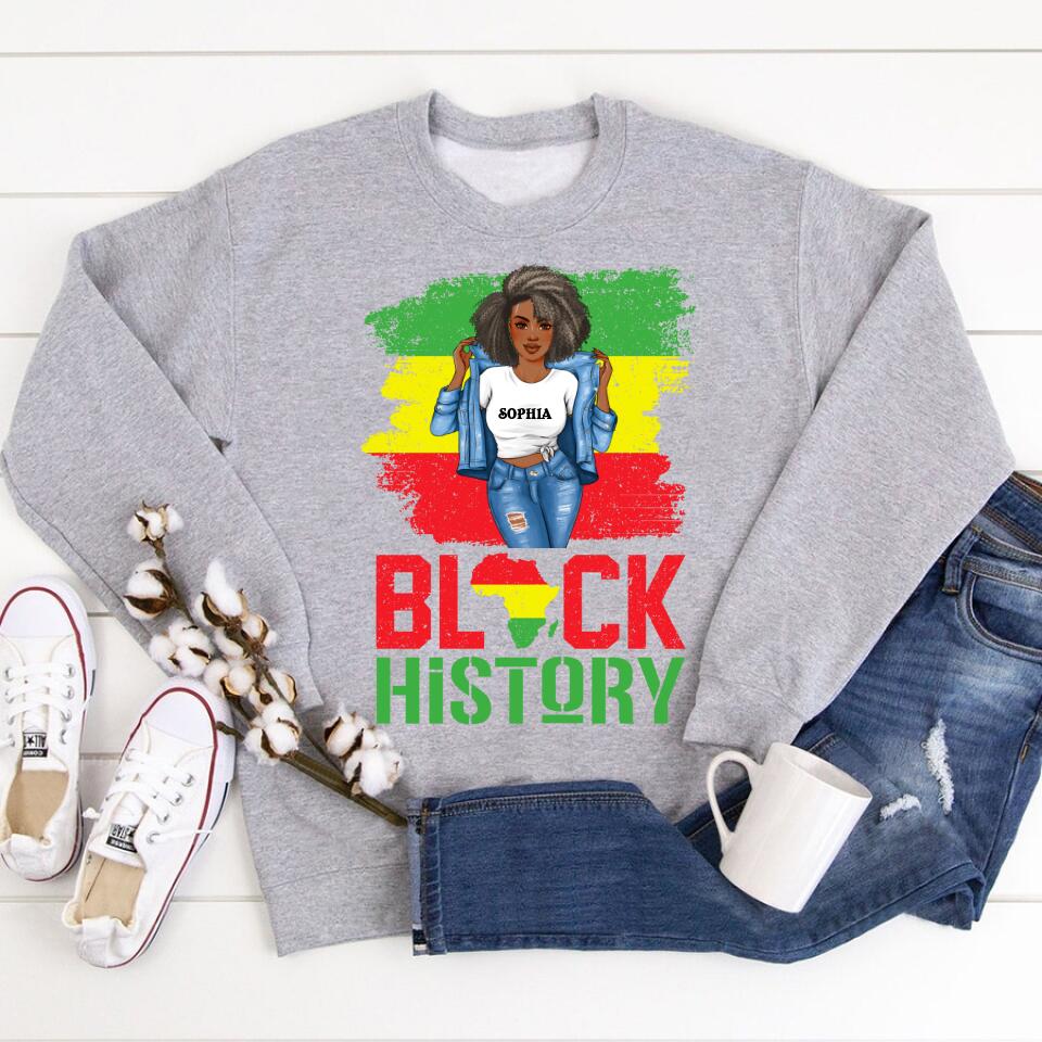 I Am Black History - Black History Month &amp; Pride Gift T-Shirt