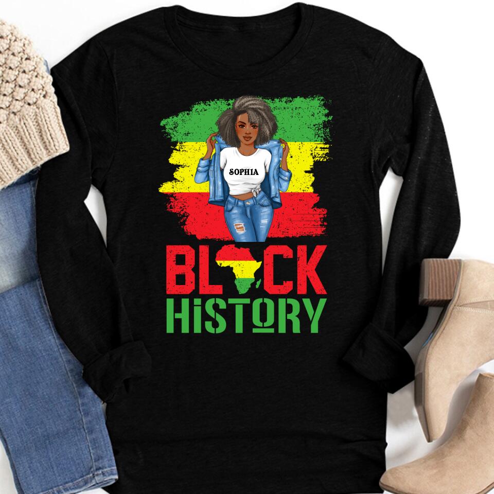 I Am Black History - Black History Month &amp; Pride Gift T-Shirt