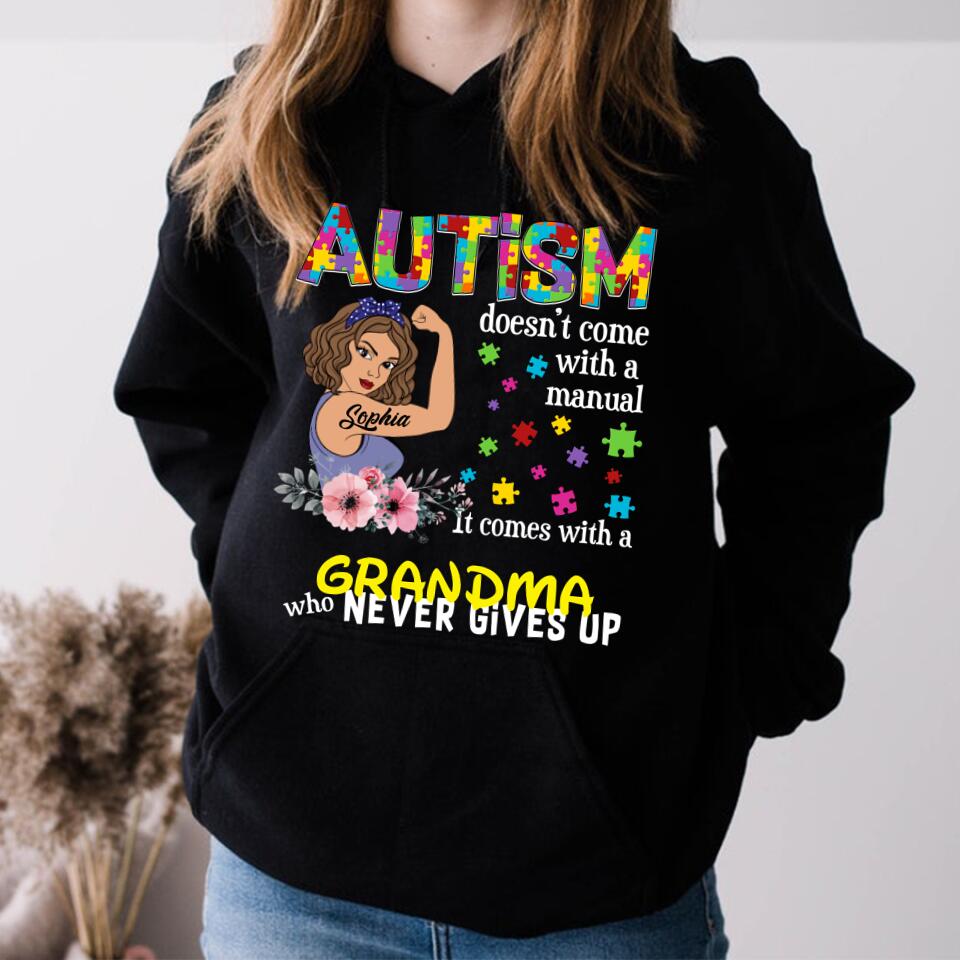 Autism Doesn&#39;t Come With A Manual T Shirt - Custom T Shirt