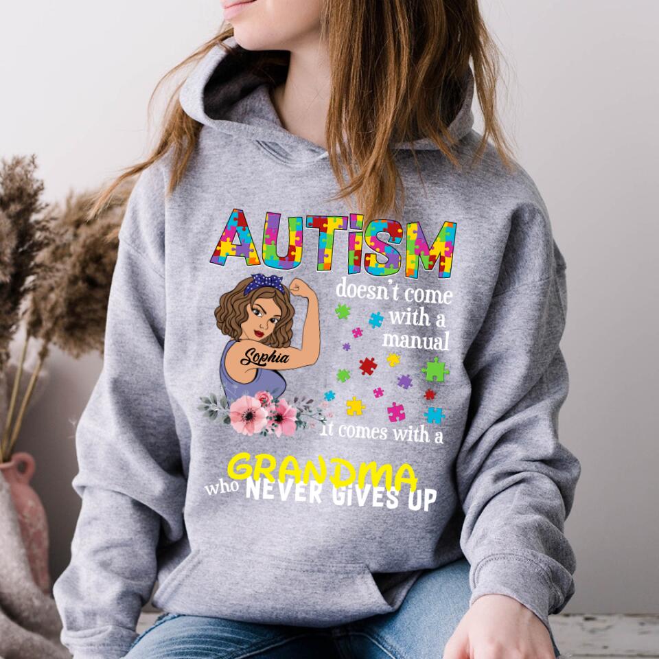 Autism Doesn&#39;t Come With A Manual T Shirt - Custom T Shirt