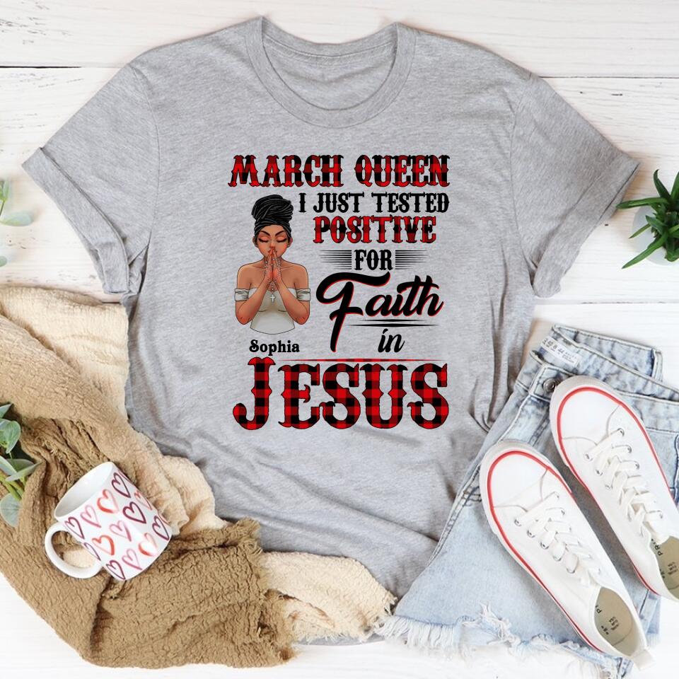 March Birthday Shirt, Custom Birthday Shirt, Queens Born In March, March Birthday Gifts, March shirts for Woman