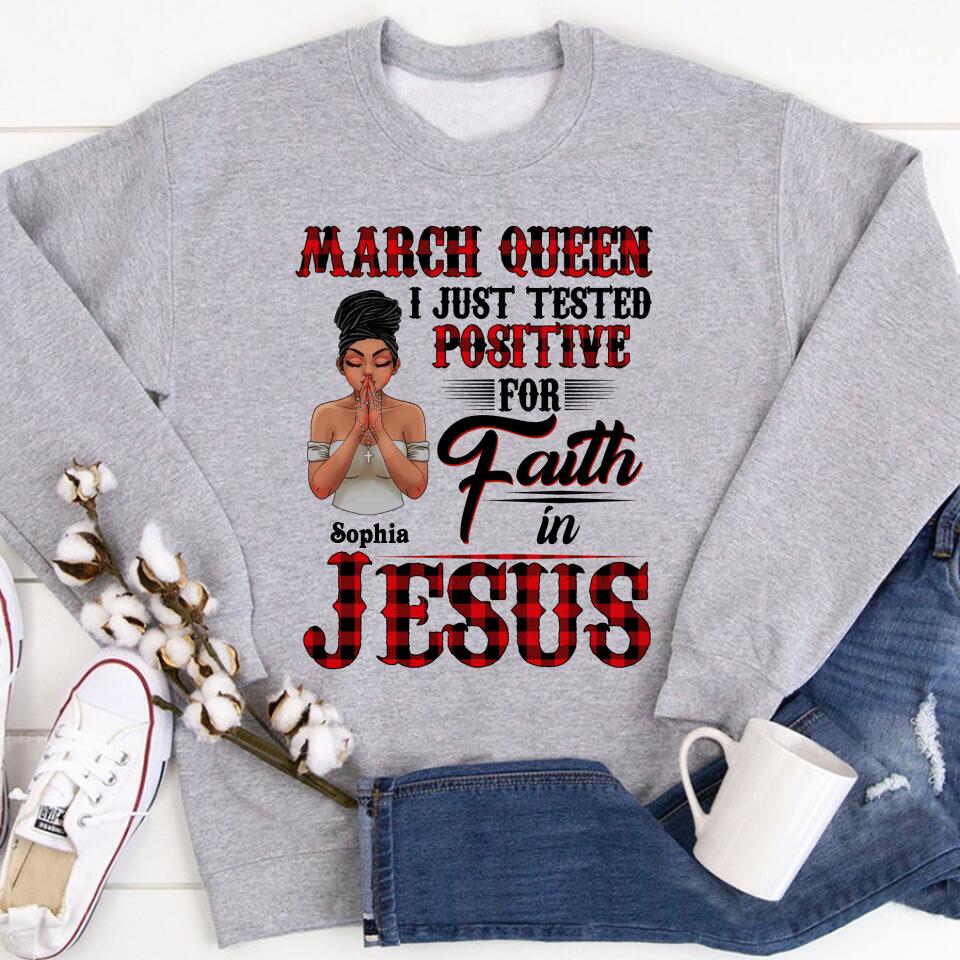 March Birthday Shirt, Custom Birthday Shirt, Queens Born In March, March Birthday Gifts, March shirts for Woman