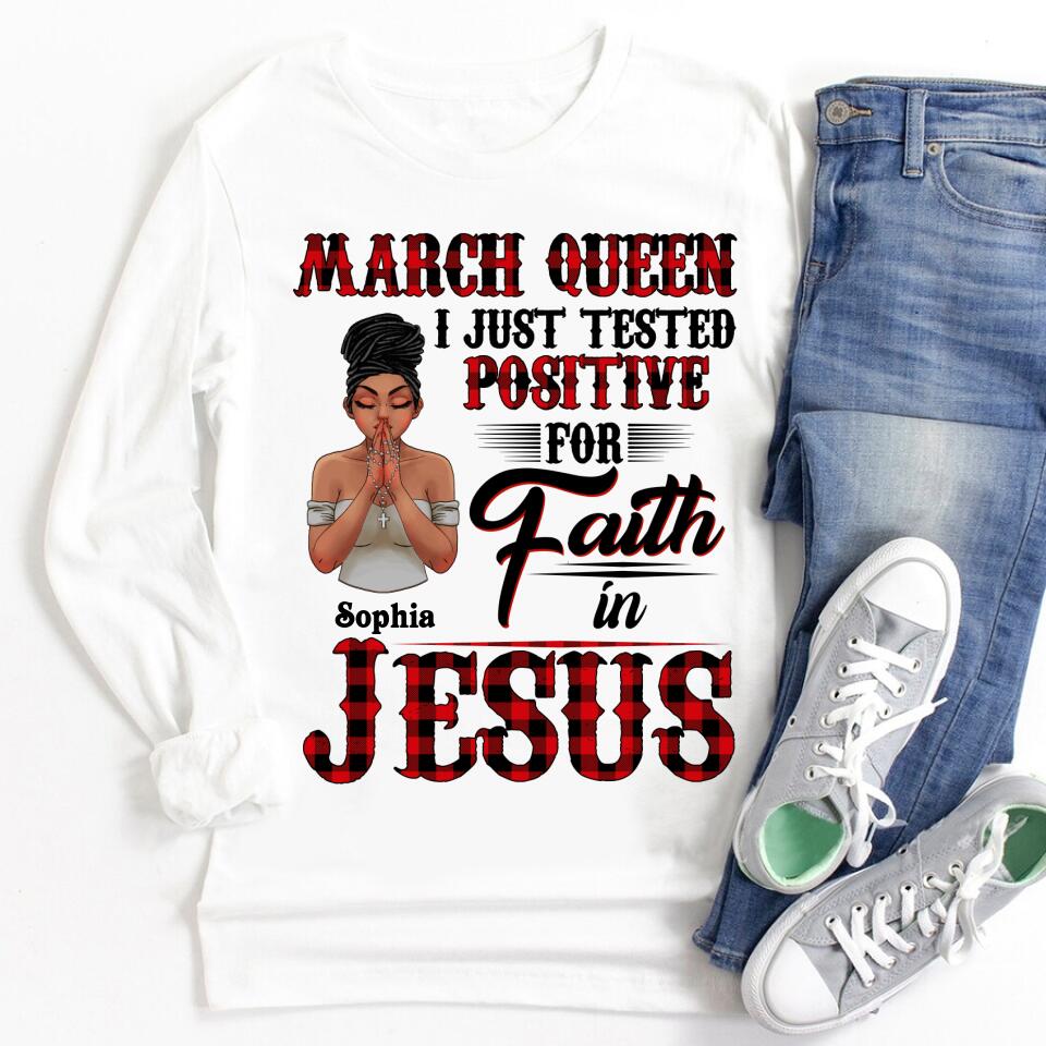 March Birthday Shirt, Custom Birthday Shirt, Queens Born In March, March Birthday Gifts, March shirts for Woman