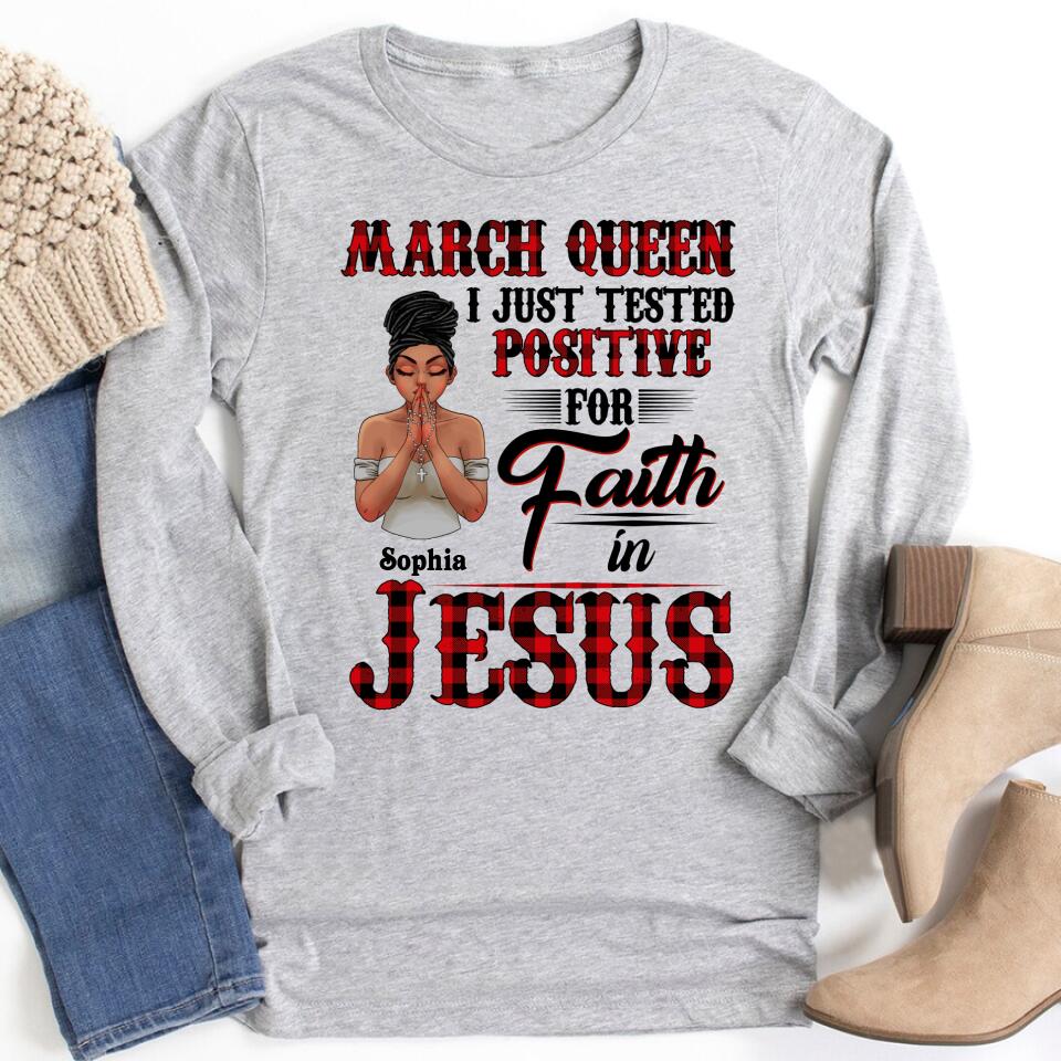 March Birthday Shirt, Custom Birthday Shirt, Queens Born In March, March Birthday Gifts, March shirts for Woman