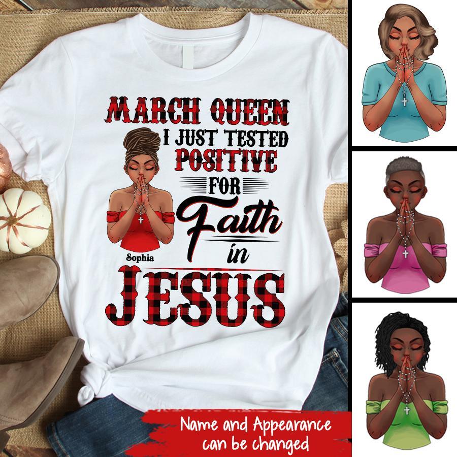 March Birthday Shirt, Custom Birthday Shirt, Queens Born In March, March Birthday Gifts, March shirts for Woman