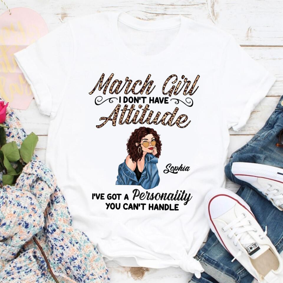 March Birthday Shirt, Custom Birthday Shirt, Queens Born In March, March Birthday Gifts, March shirts for Woman