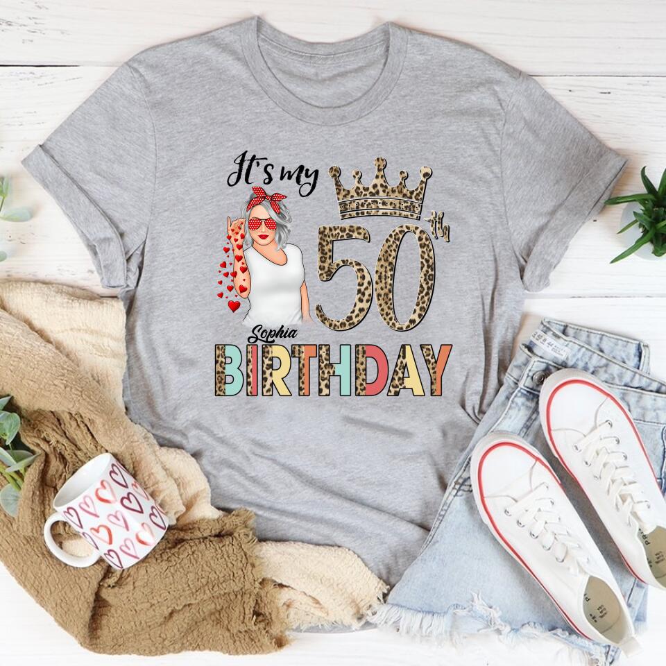 50th Birthday Shirts, Custom Birthday Shirts, Turning 50 Shirt, Women Turning 50 and Fabulous Shirt, 1973 Shirt, Best Gifts for Women Turning 50.