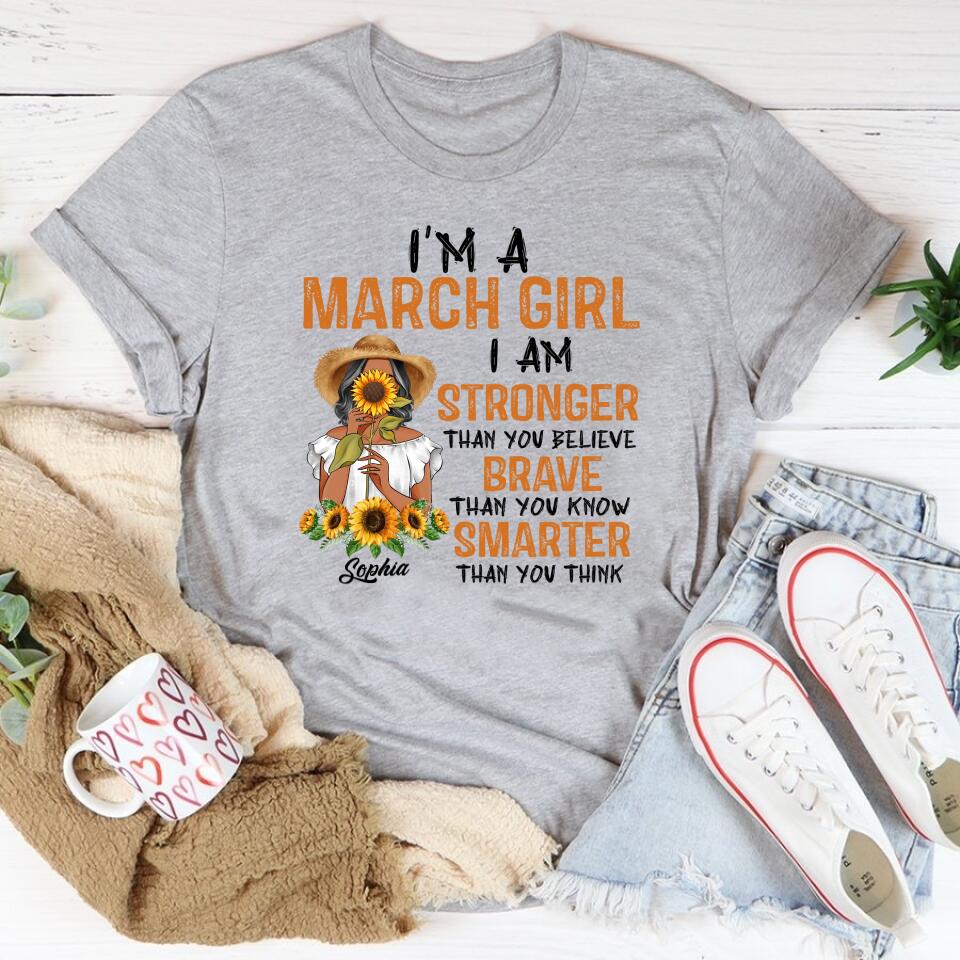 March Birthday Shirt, Custom Birthday Shirt, Queens Born In March, March Birthday Gifts, March shirts for Woman